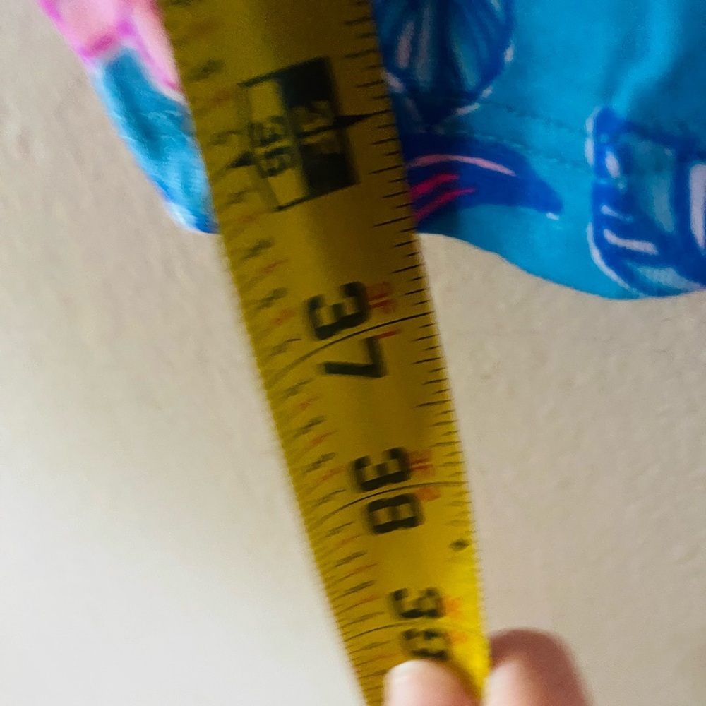 Lilly Pulitzer Delaney Dress Cumulus Blue Orchid Oasis Women’s Size 14 NWOT - Picture 6 of 10